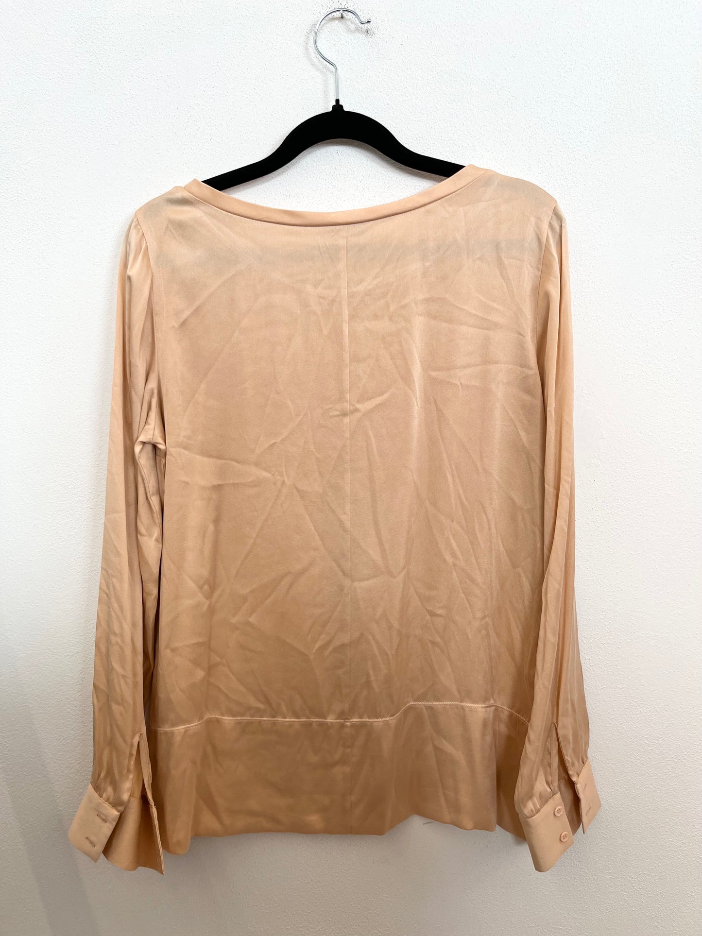 Blusa Pinko in Satén Pesca a Maniche Lunghe
