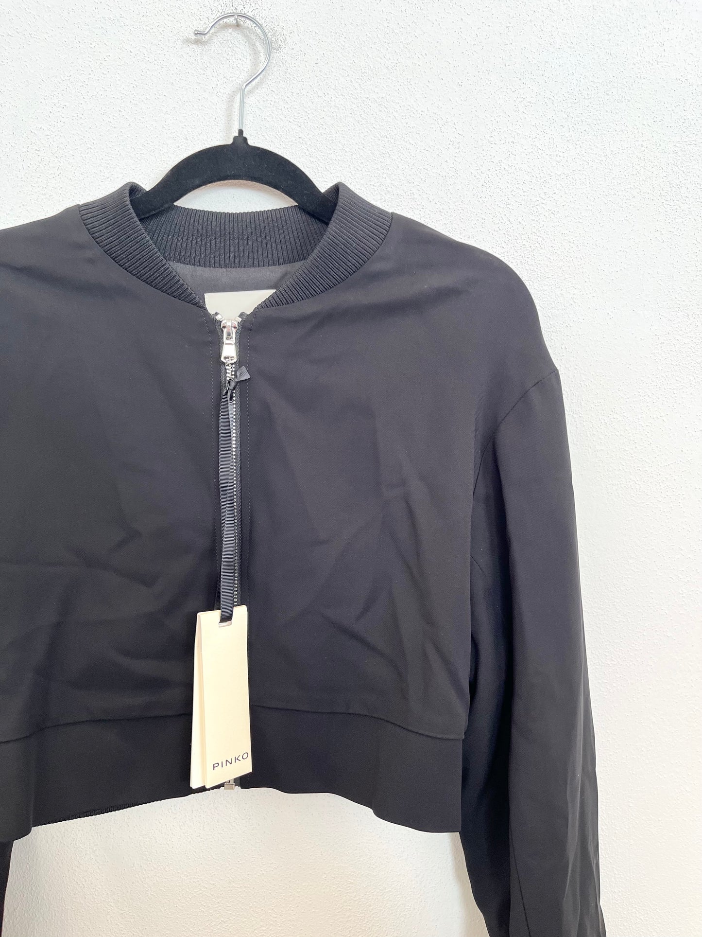 Bomber Crop Pinko Nero