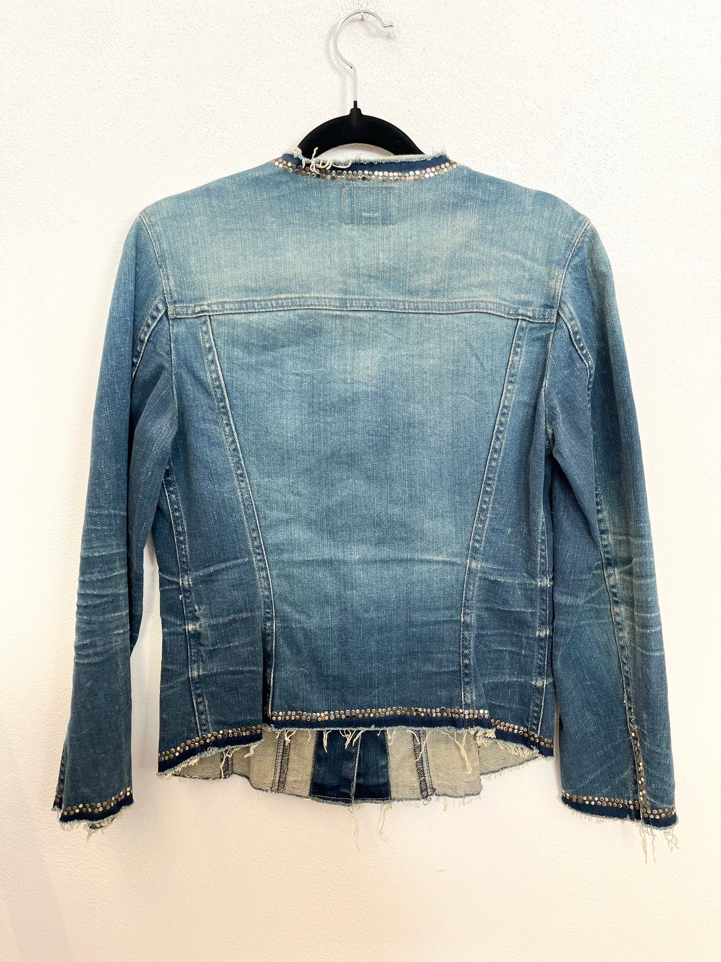 Giacca Denim 7 For All Mankind con Borchie