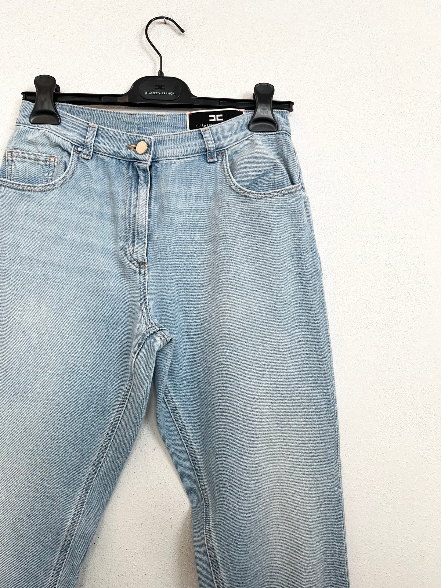 Jeans Elisabetta Franchi Lavaggio Chiaro
