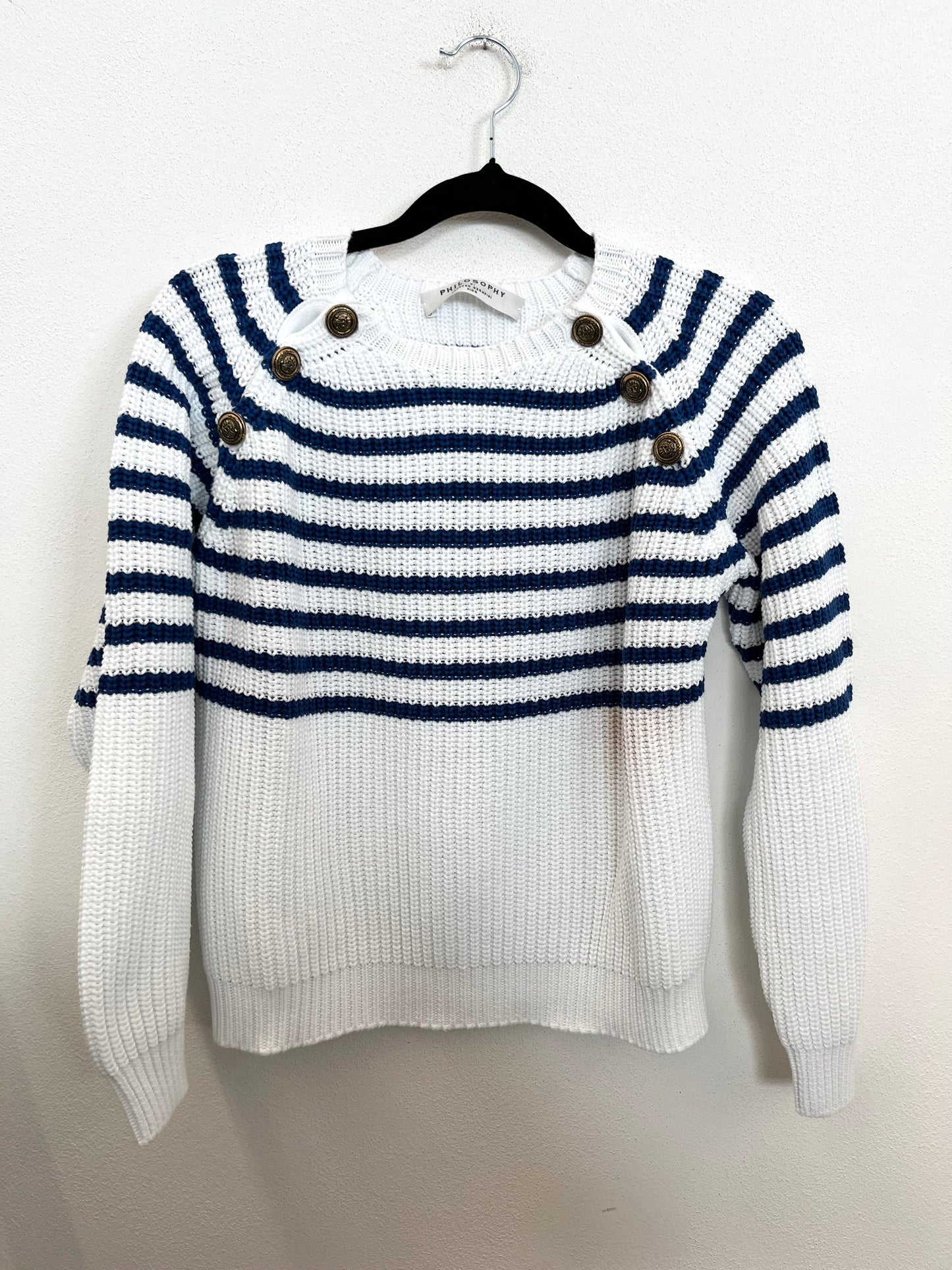 Maglione Philosophy di Lorenzo Serafini a Righe