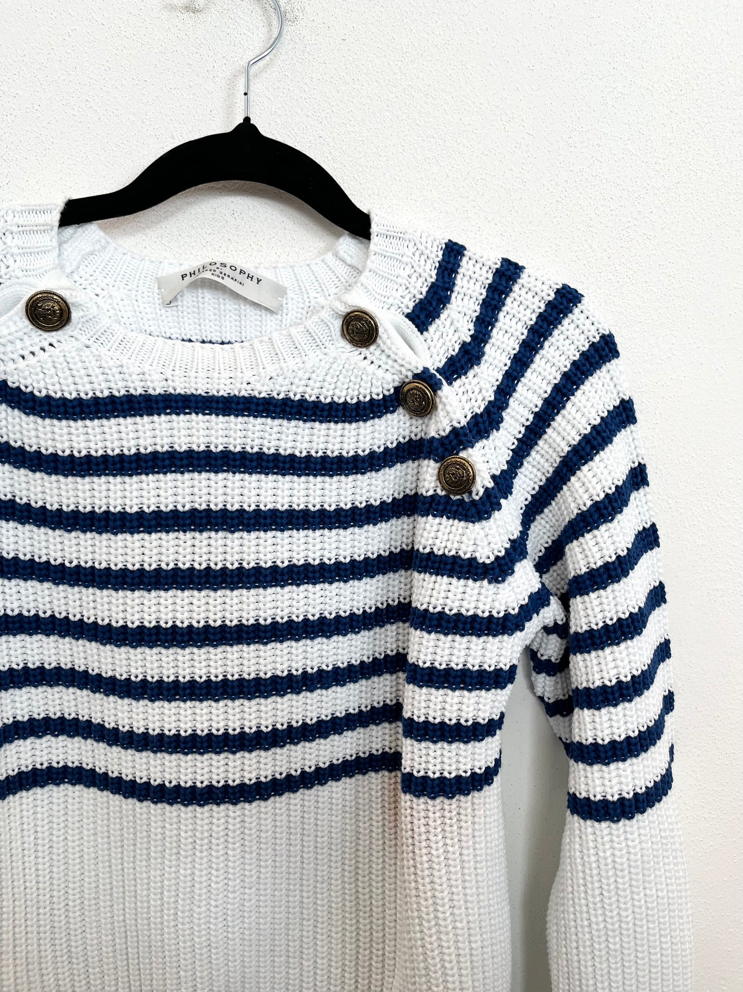 Maglione Philosophy di Lorenzo Serafini a Righe