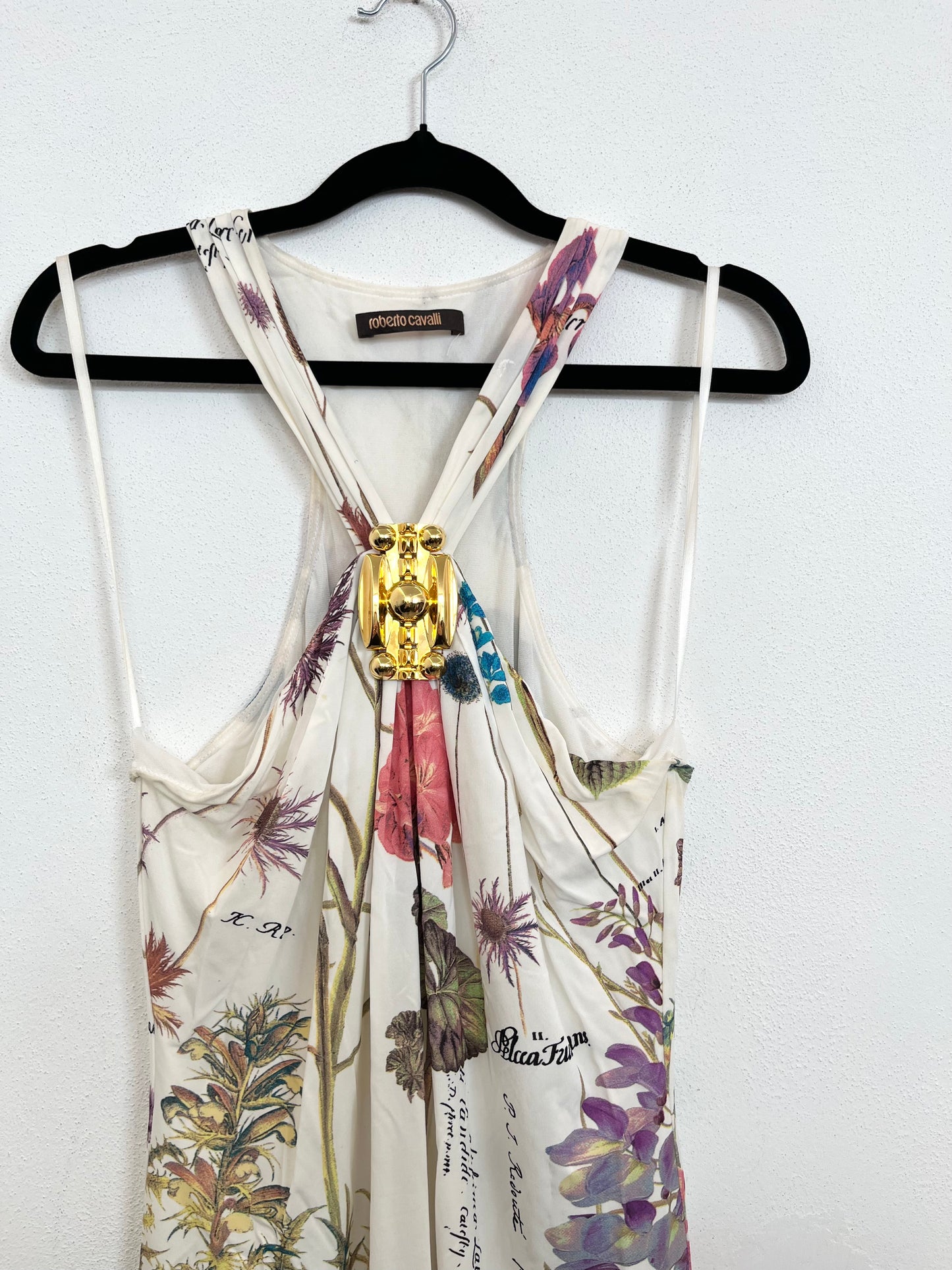 Abito Roberto Cavalli con Stampa Botanica