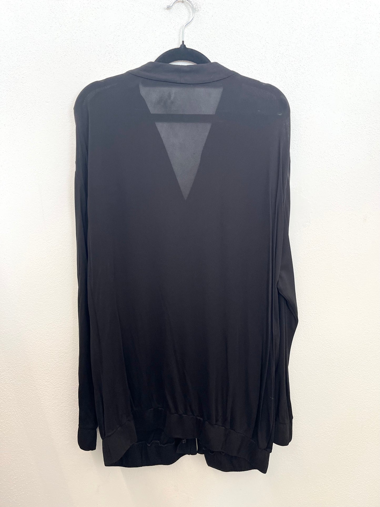 Cardigan Lungo di Alberta Ferretti Nero