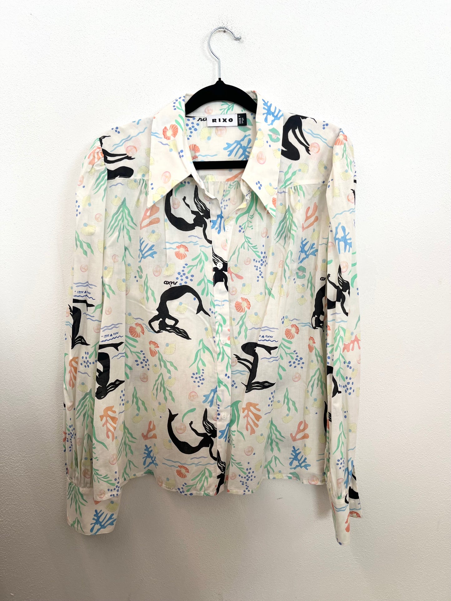 Camicia di Rixo Mermaid Print