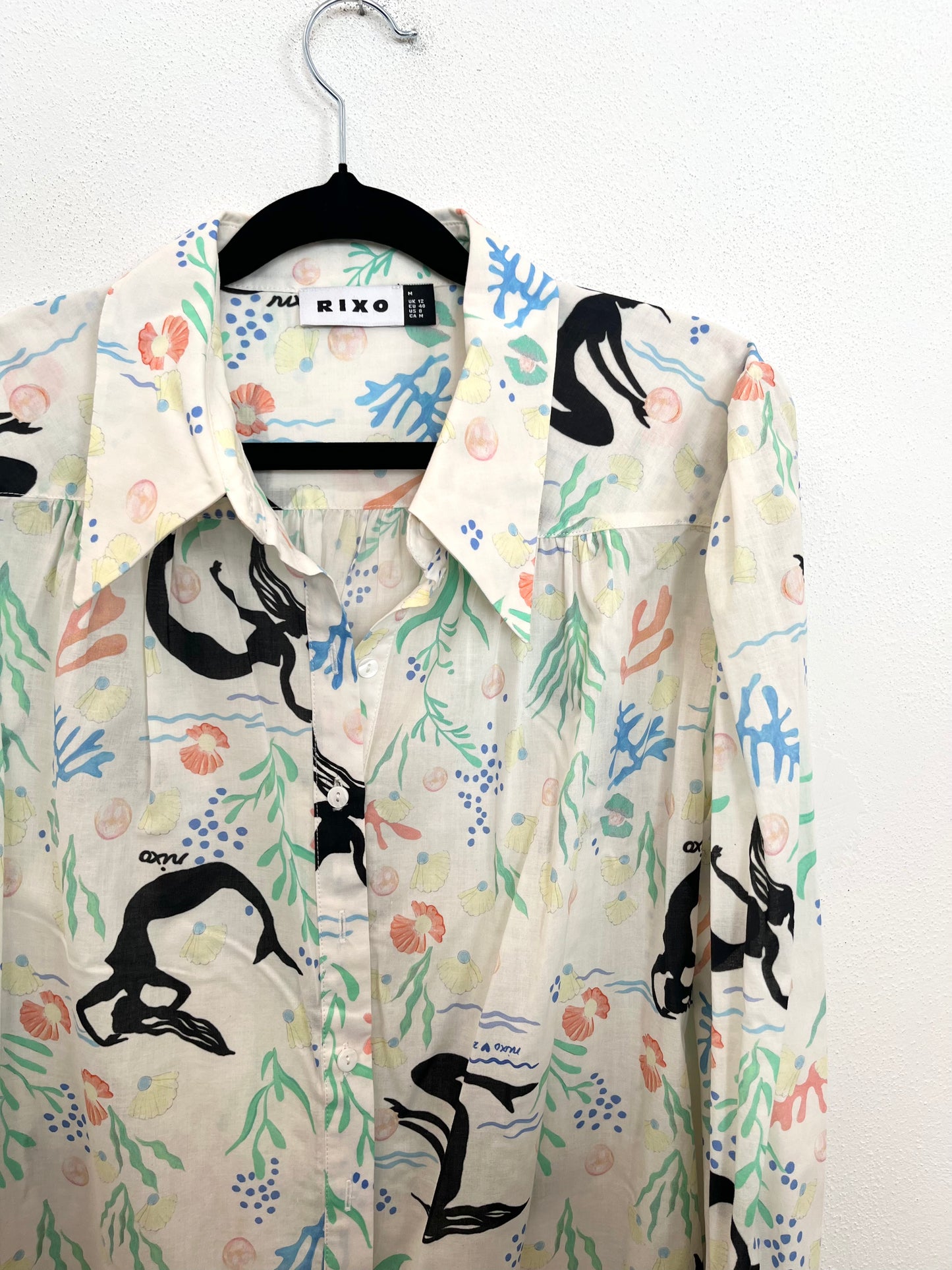 Camicia di Rixo Mermaid Print