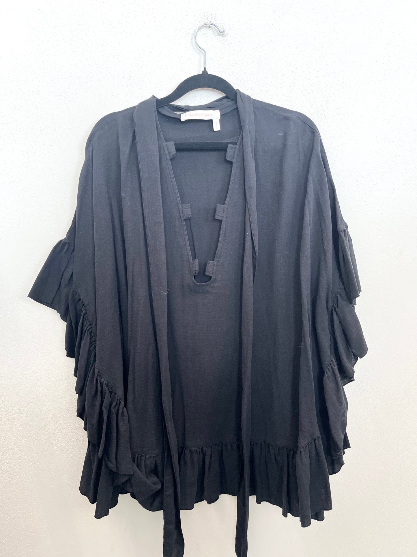See by Chloe Over Blouse with Ruffles