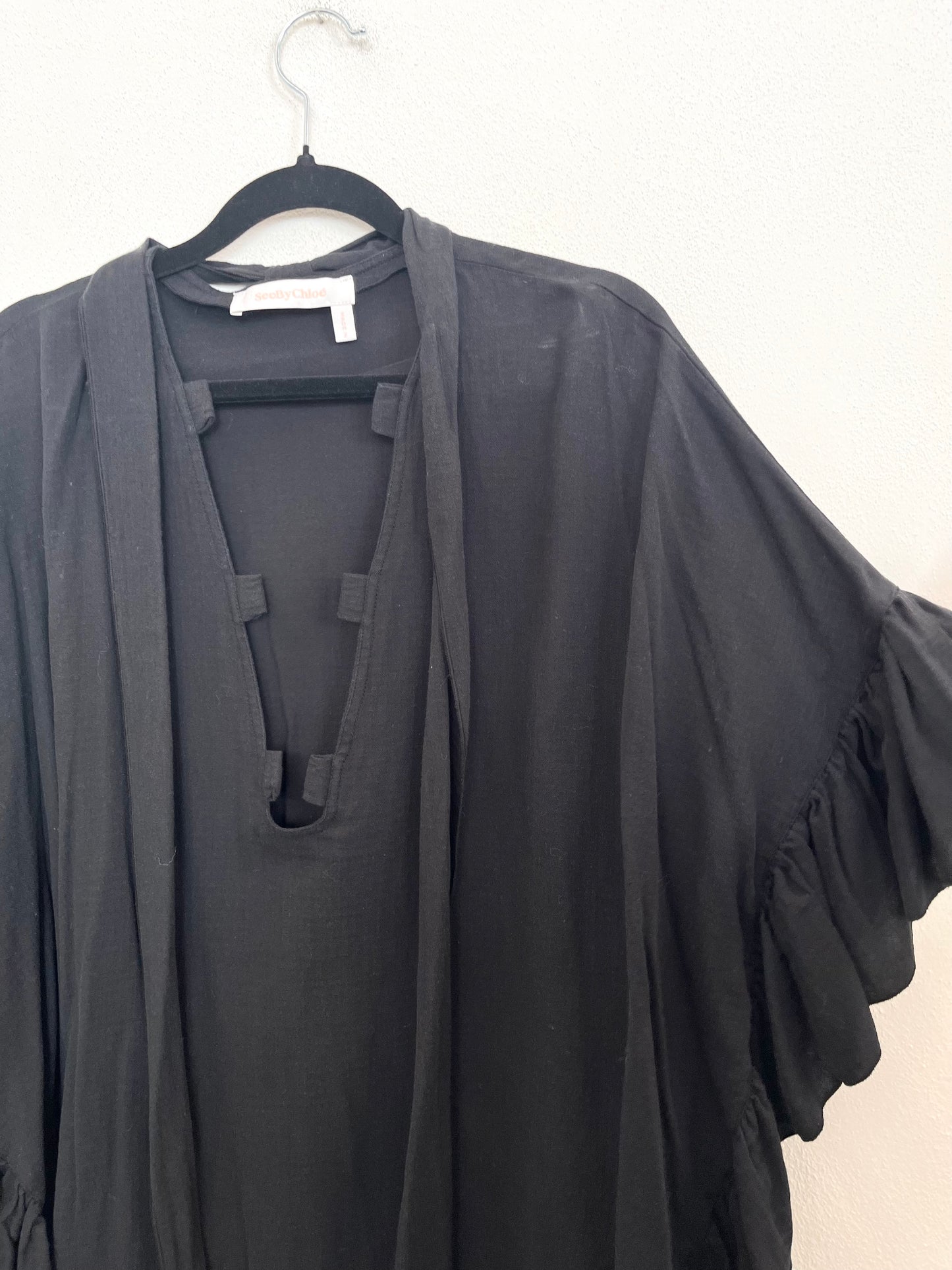See by Chloe Over Blouse with Ruffles