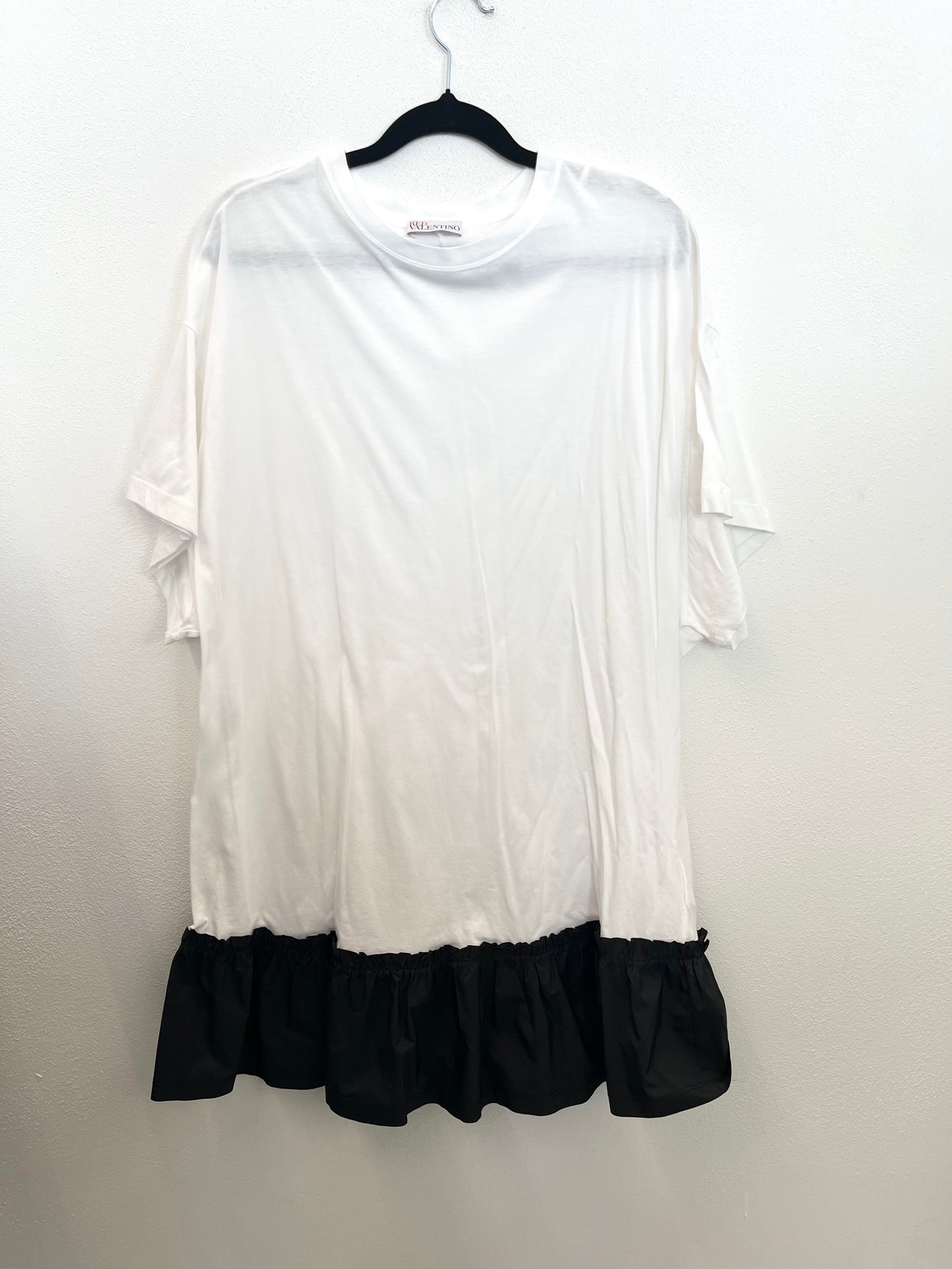 Abito T-shirt di Red Valentino Over con Balza
