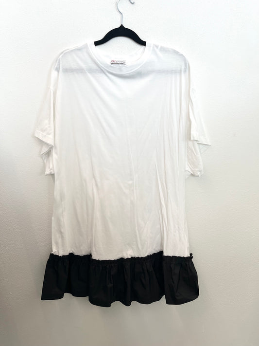 Abito T-shirt di Red Valentino Over con Balza