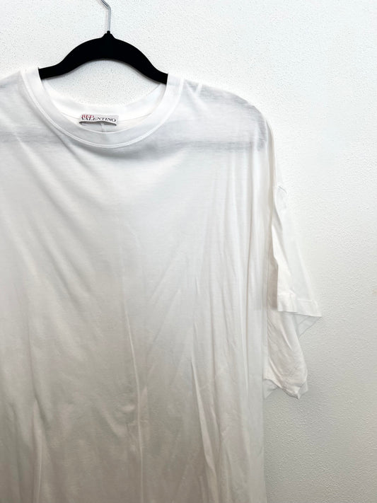 Abito T-shirt di Red Valentino Over con Balza