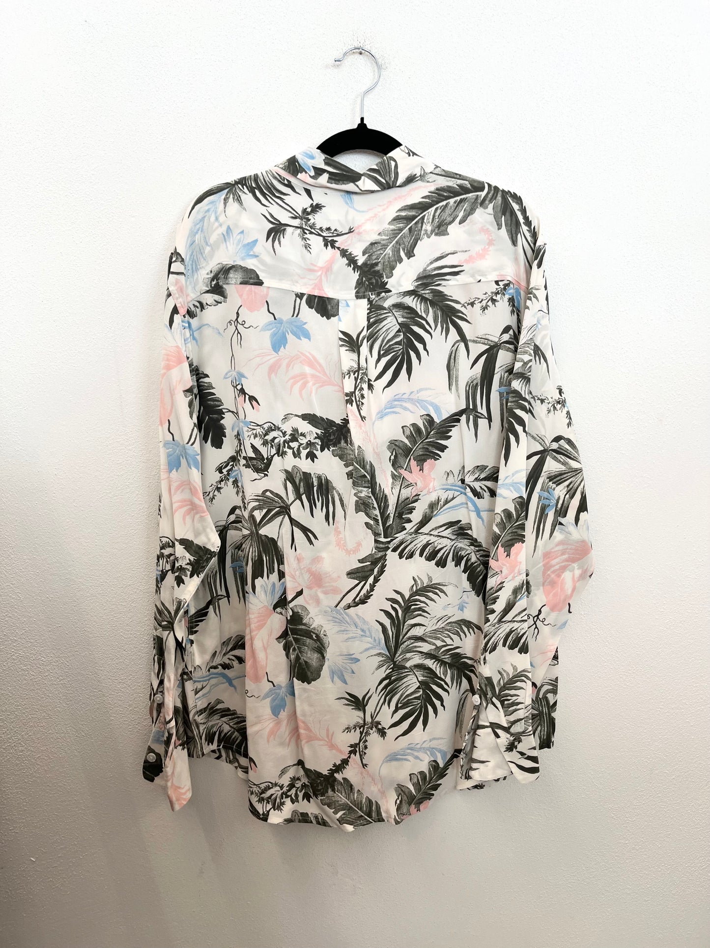Camicia di Equipment Seta Stampa Tropicale
