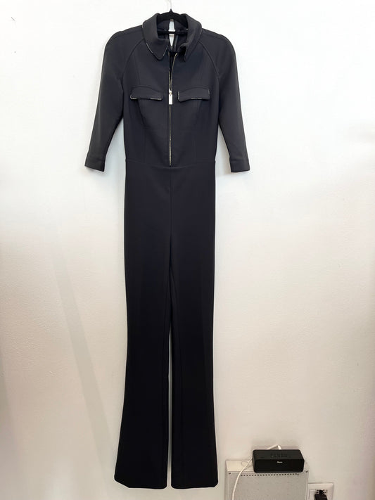 Tuta jumpsuit di Elisabetta Franchi intera in tessuto tecnico con zip