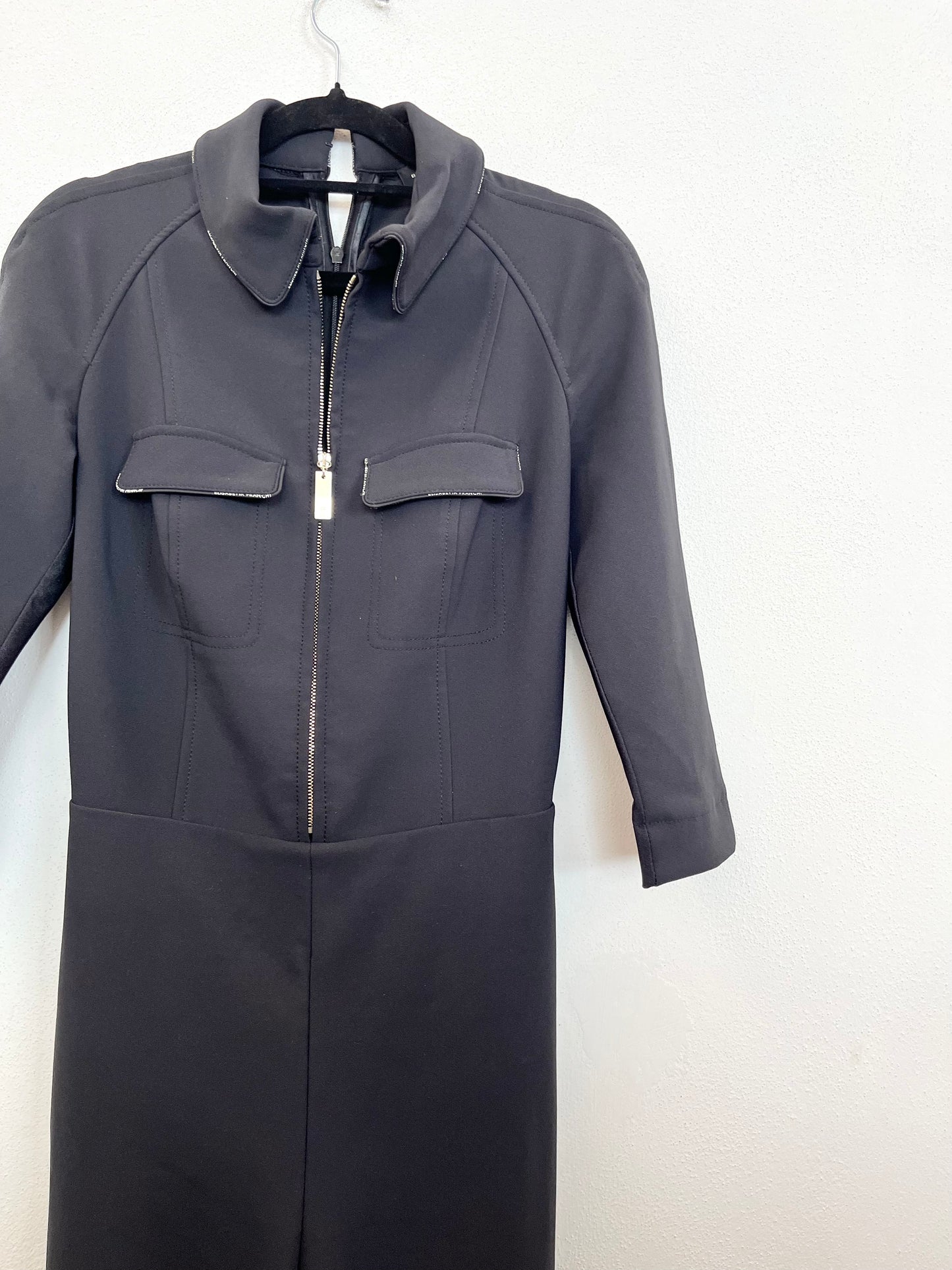 Tuta jumpsuit di Elisabetta Franchi intera in tessuto tecnico con zip
