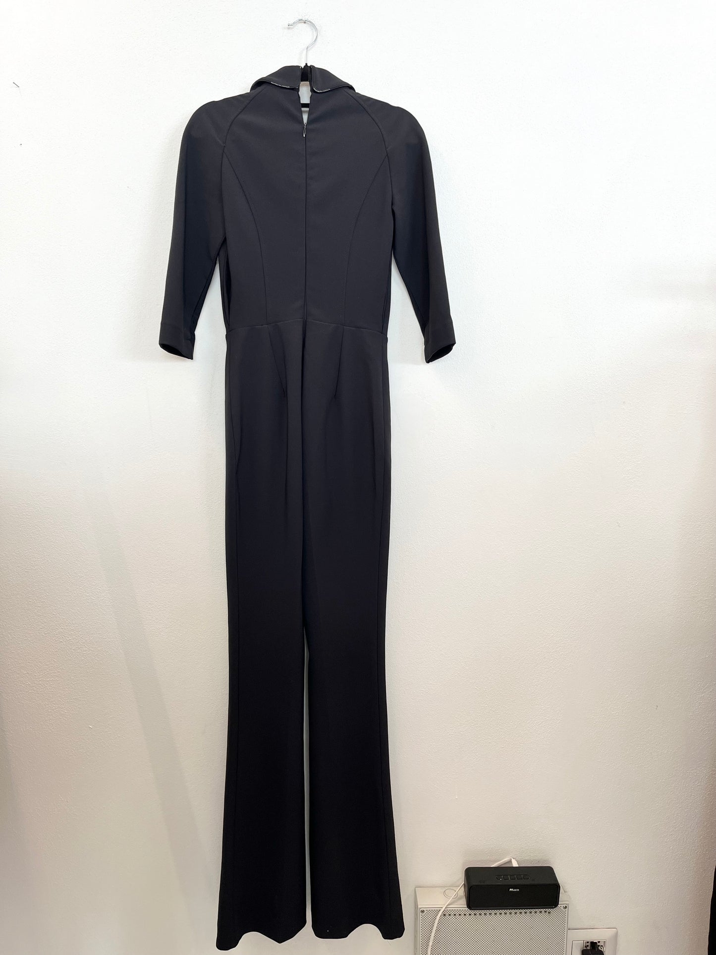 Tuta jumpsuit di Elisabetta Franchi intera in tessuto tecnico con zip
