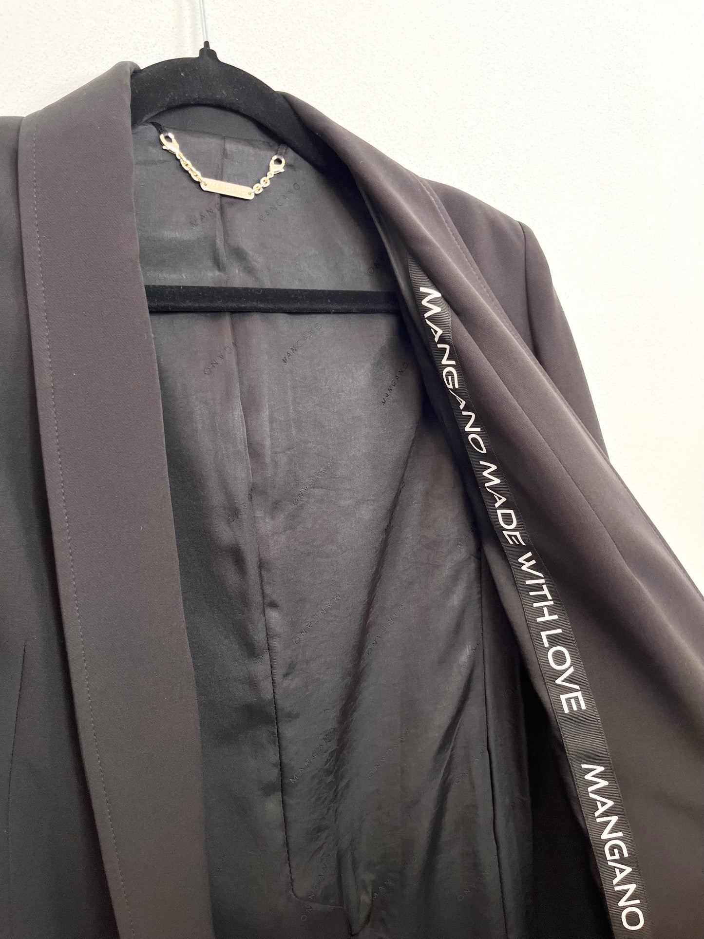 Blazer di Mangano sartoriale con collo a scialle