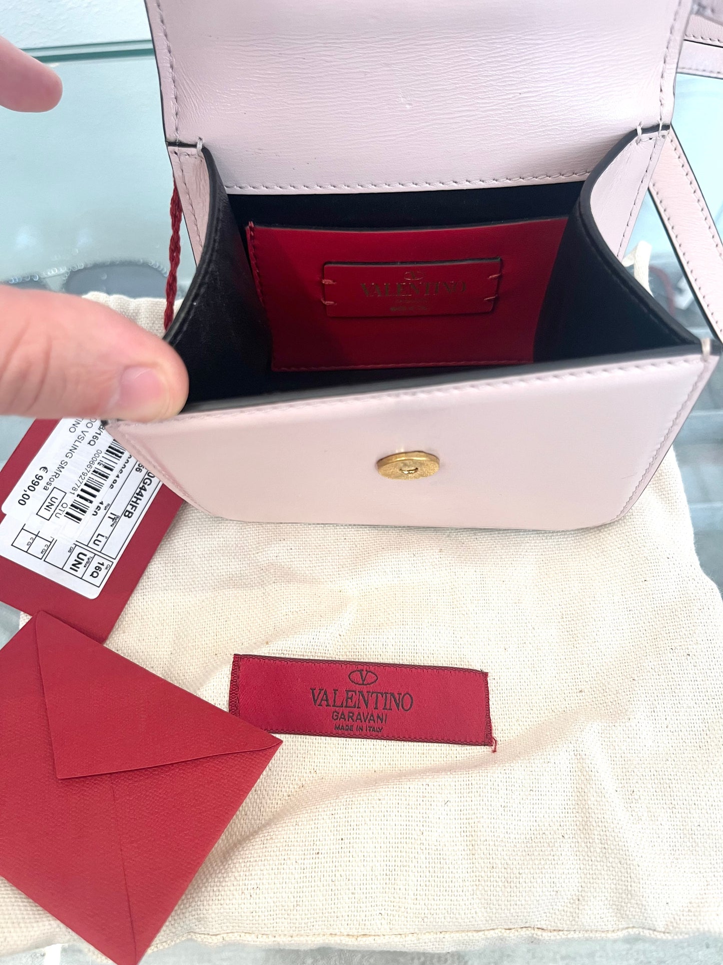 Borsa Valentino VSling a tracolla mini in pelle