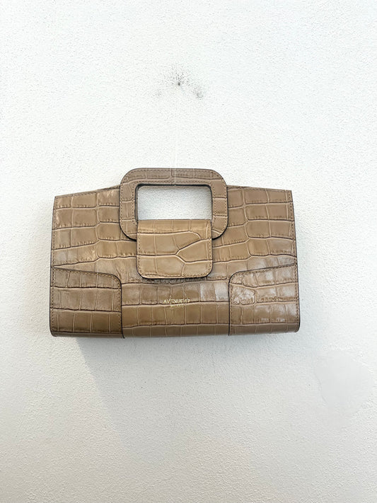 Borsa Avenue67 a mano con tracolla stampa cocco