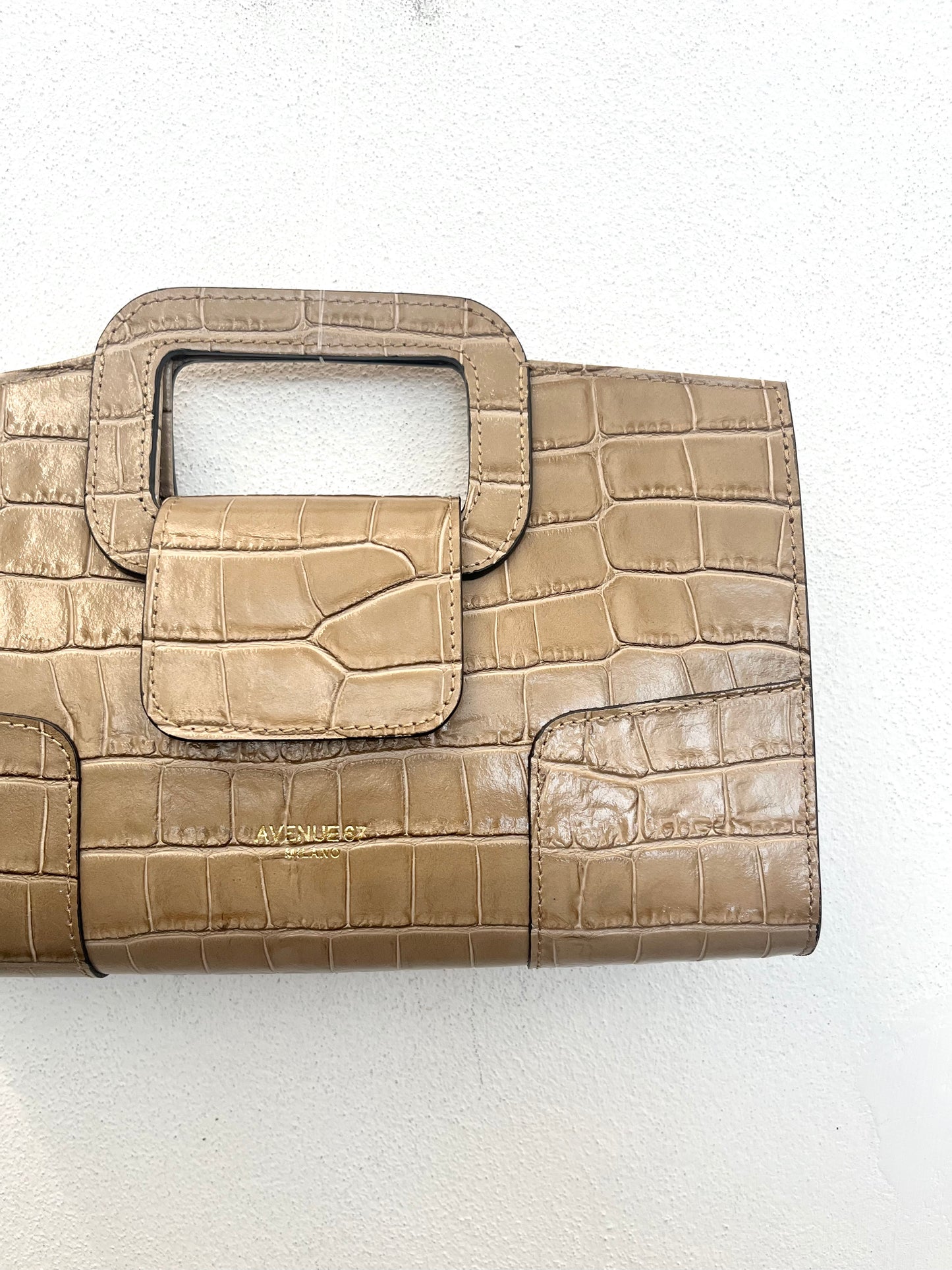 Borsa Avenue67 a mano con tracolla stampa cocco