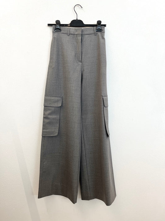 Pantaloni Cargo Max Mara Eleganti a Gamba Larga