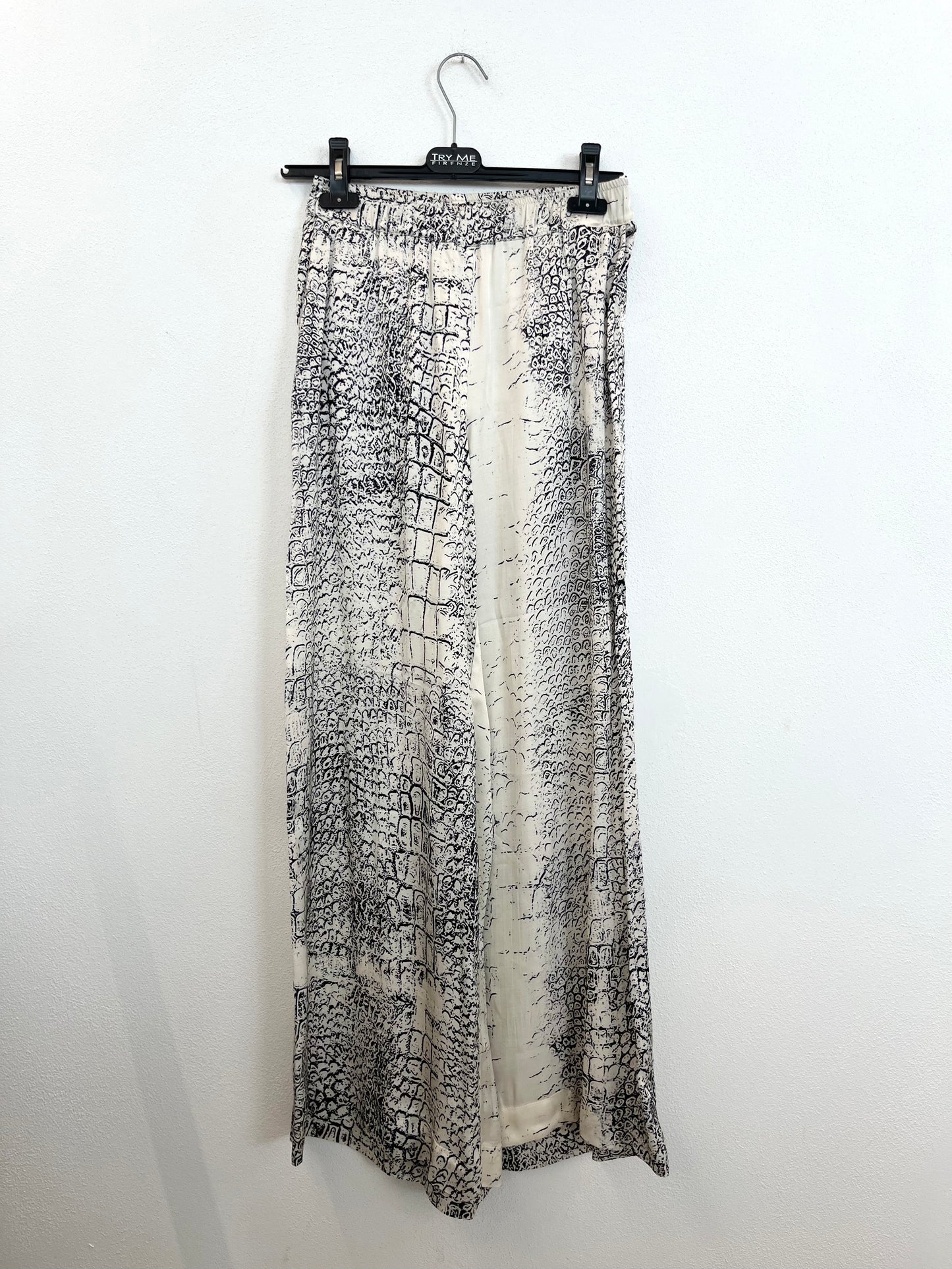 Pantaloni di Nude Palazzo Fluidi in Stampa Animalier