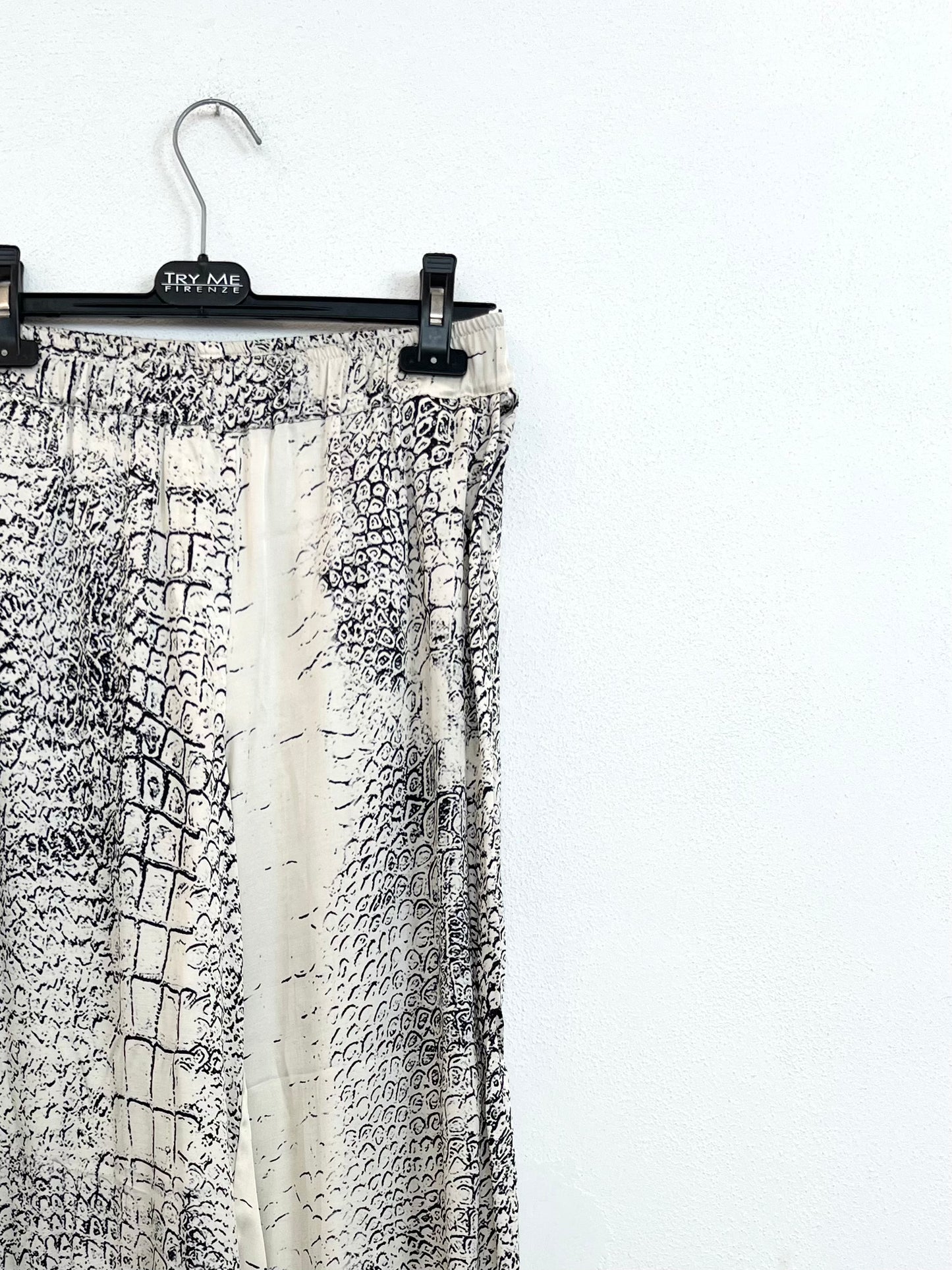 Pantaloni di Nude Palazzo Fluidi in Stampa Animalier