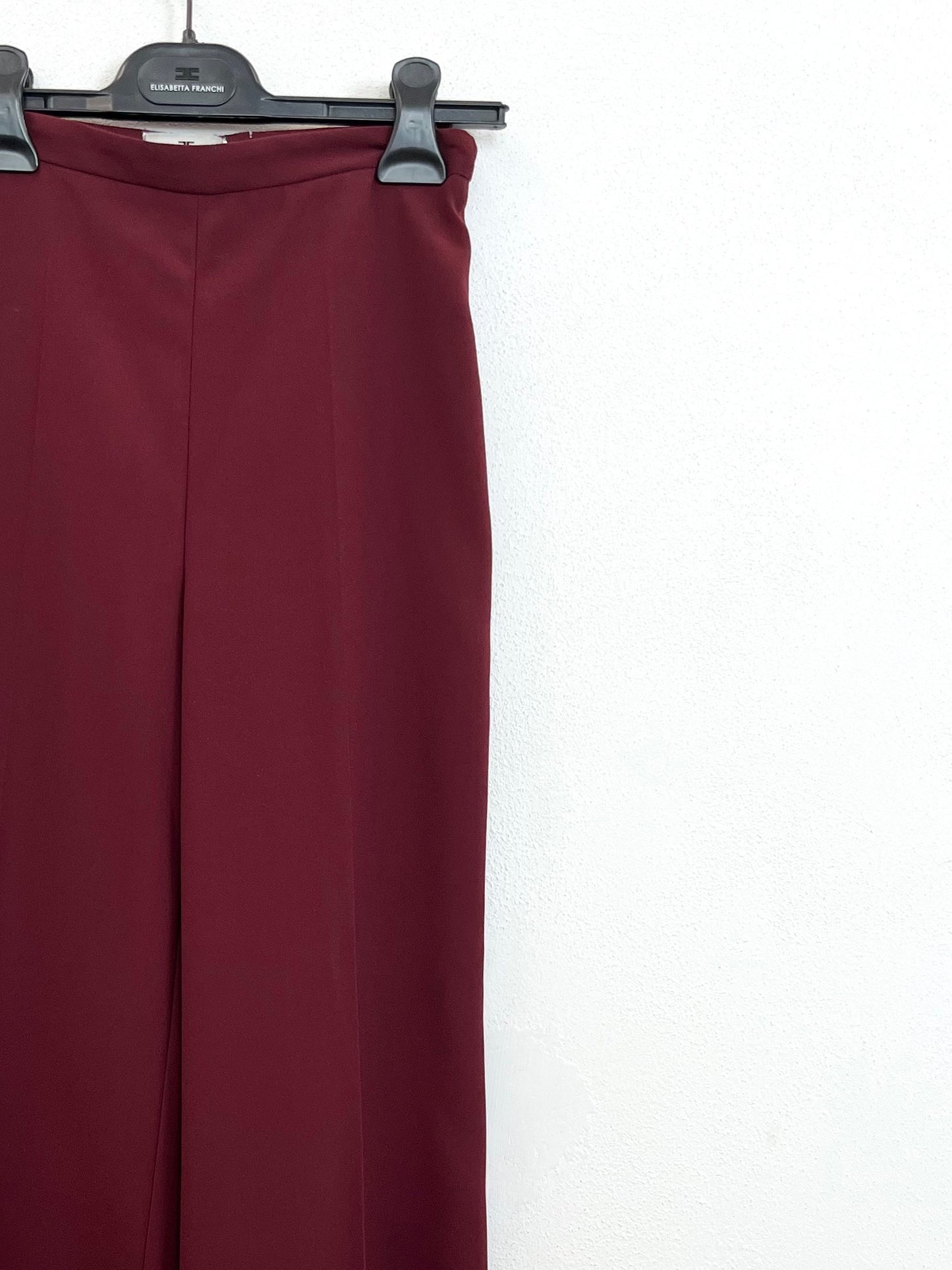 Pantaloni Elisabetta Franchi Palazzo Fluidi Minimal