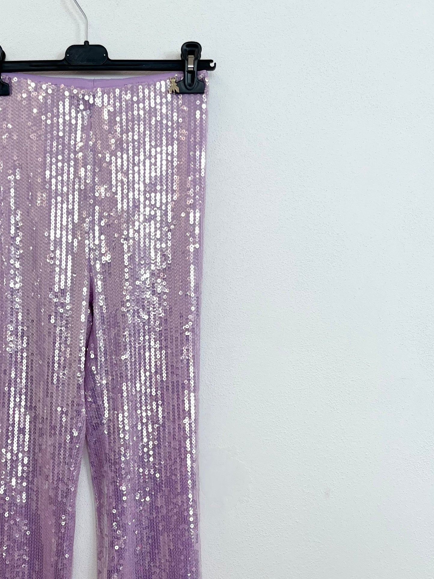 Pantaloni Patrizia Pepe Flare Glamour in Paillettes