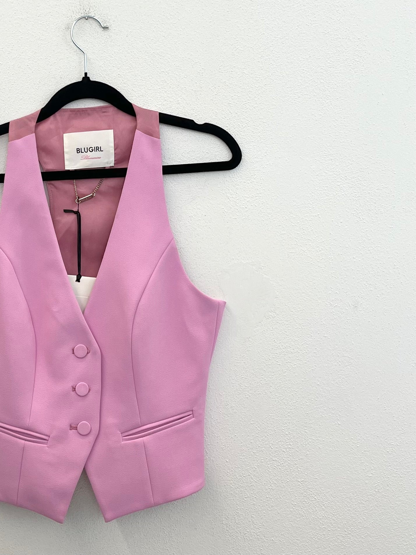Gilet BluGirl Blumarine sartoriale monopetto