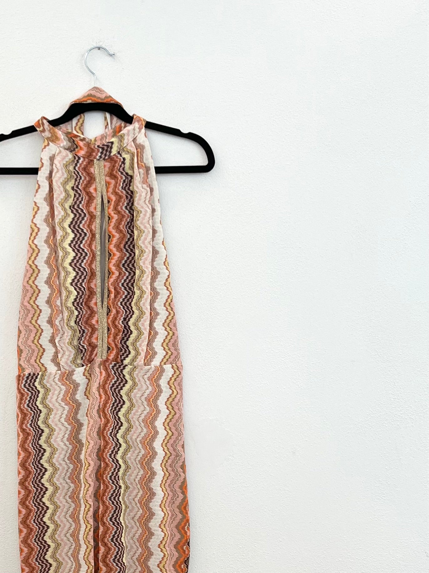 Jumpsuit Rho Firenze con motivo geometrico a zigzag