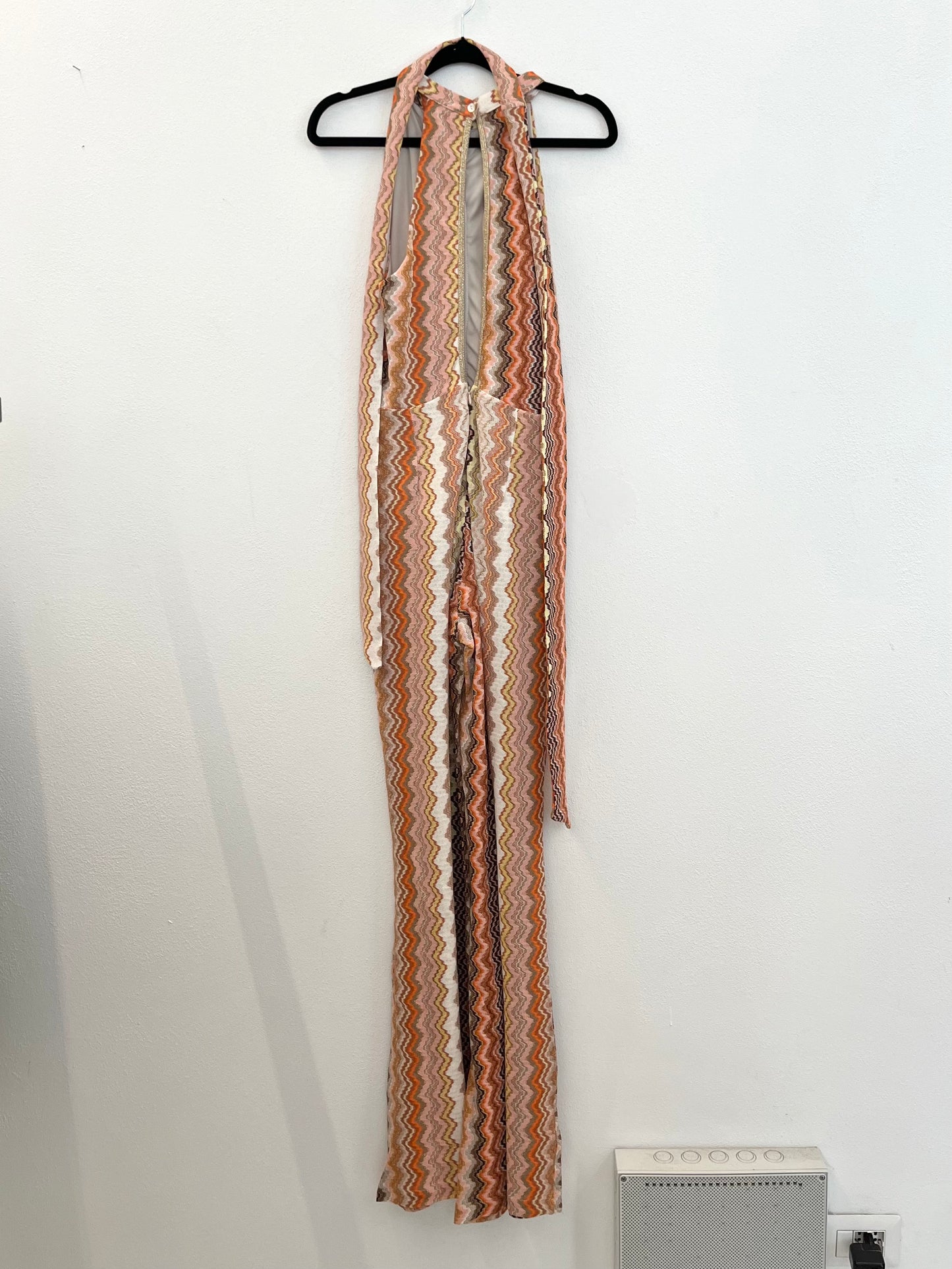 Jumpsuit Rho Firenze con motivo geometrico a zigzag