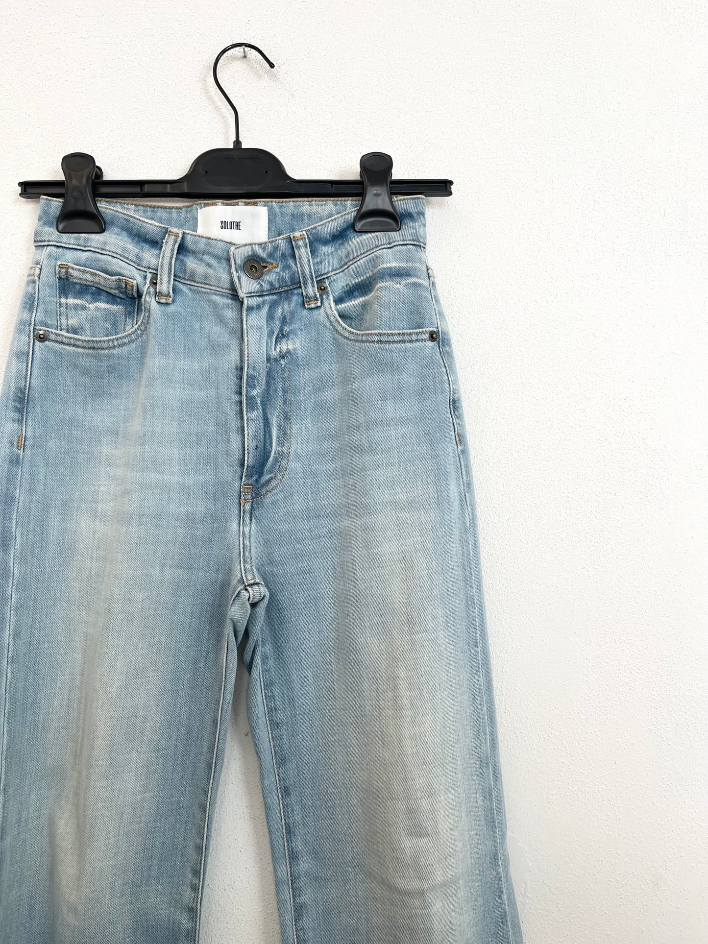 Jeans a Zampa Solotre Lavaggio Chiaro