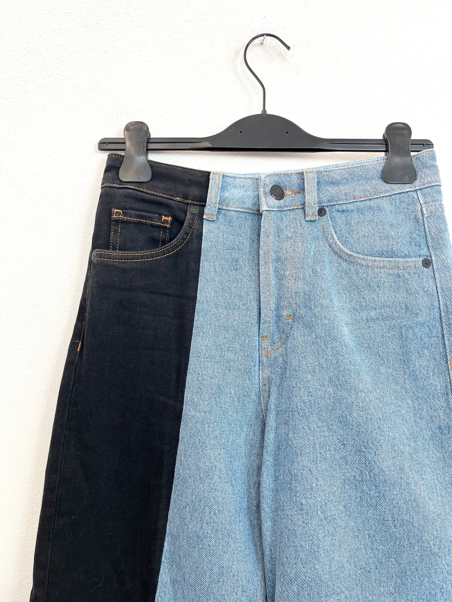 Jeans Hugo Bicolore a Gamba Larga