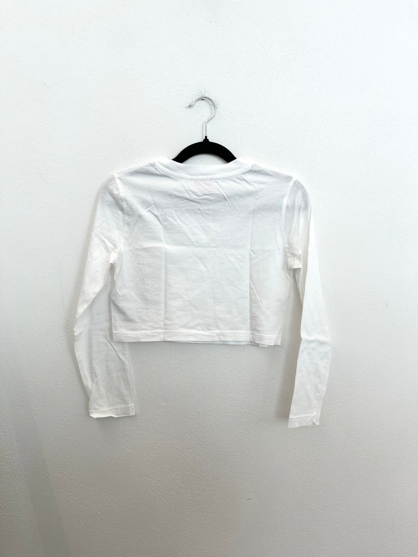 T-shirt Crop Diesel con Logo Olografico