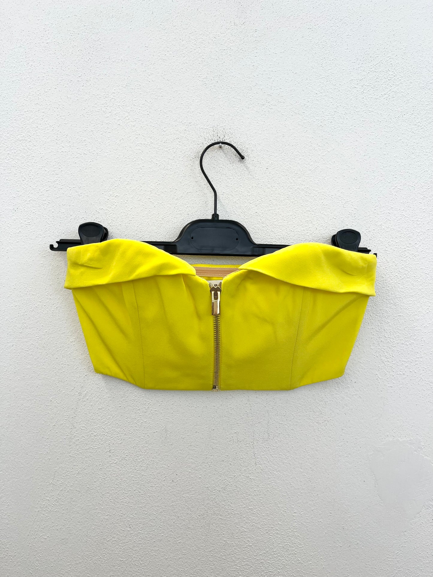 Top De Santis a bustier drappeggiato
