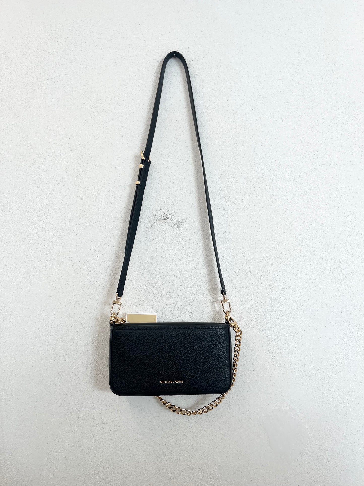 Borsa crossbody Michael Kors in pelle martellata con catena
