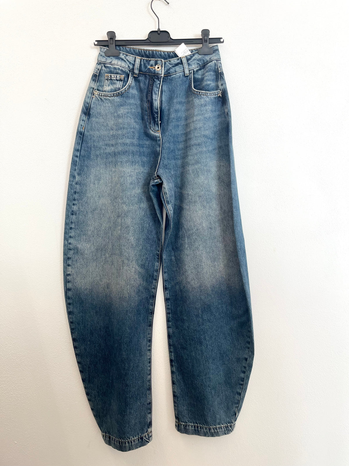 Jeans balloon Premium Denim fit ad alta vita