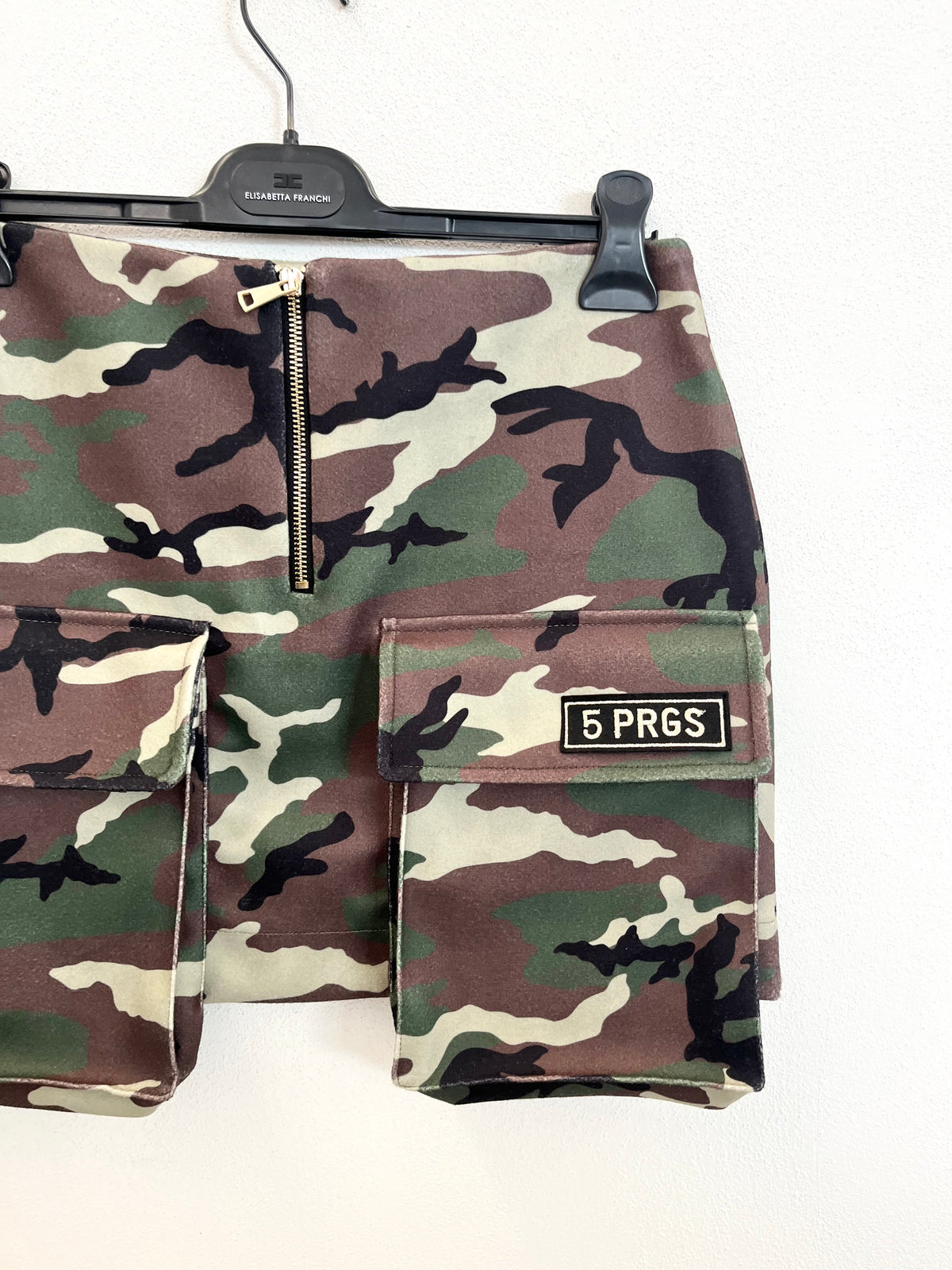 Minigonna 5 Progress Camouflage Cargo con Maxi Tasche
