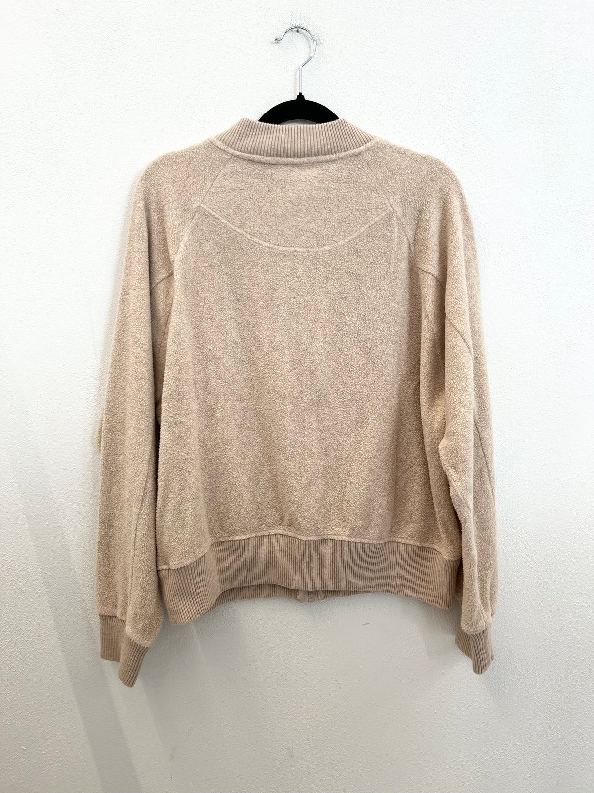 Giacca Felpa Max Mara in Spugna Cammello con Zip