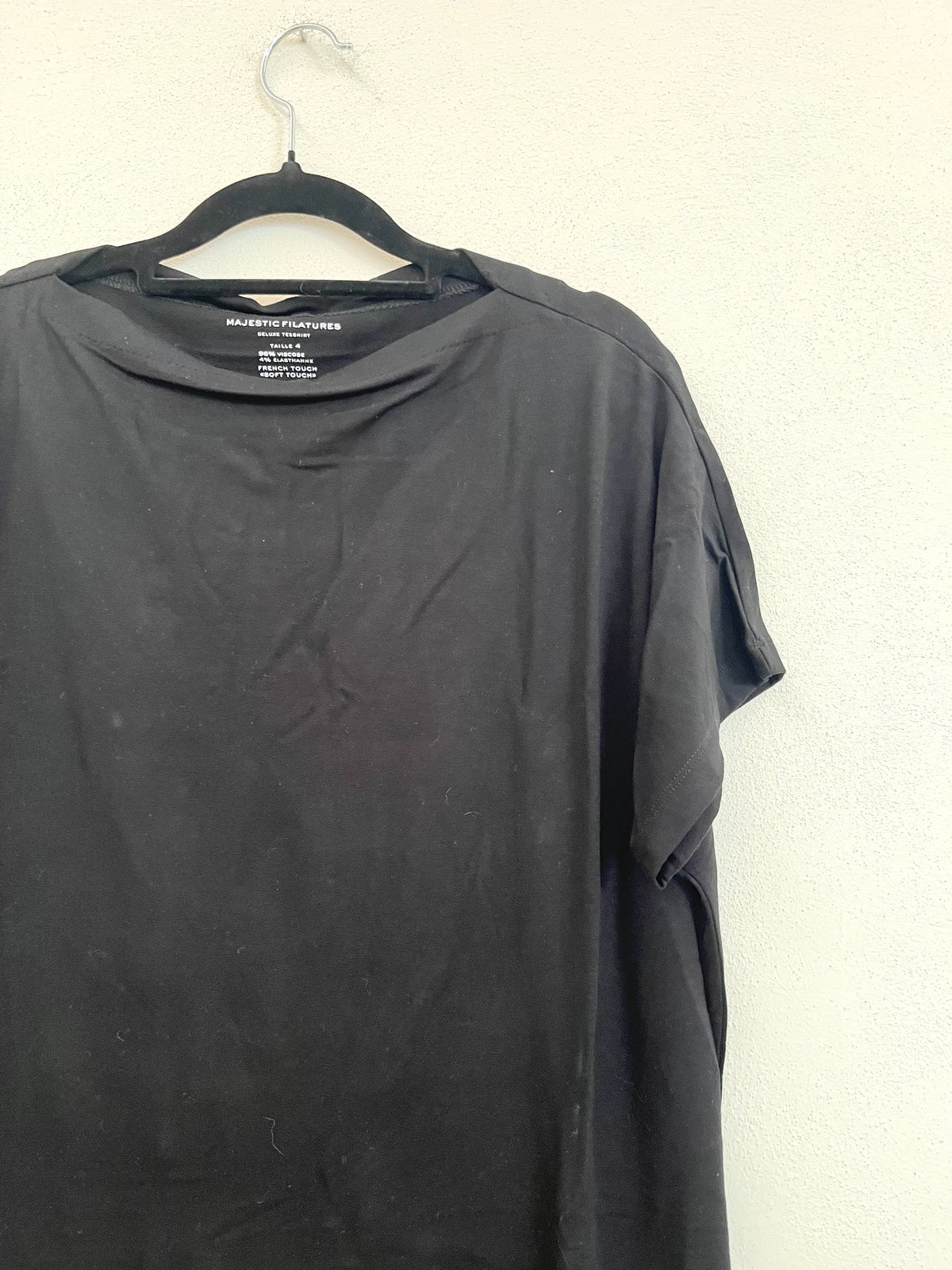 Abito Midi Majestic dritto con Scollo a Barca