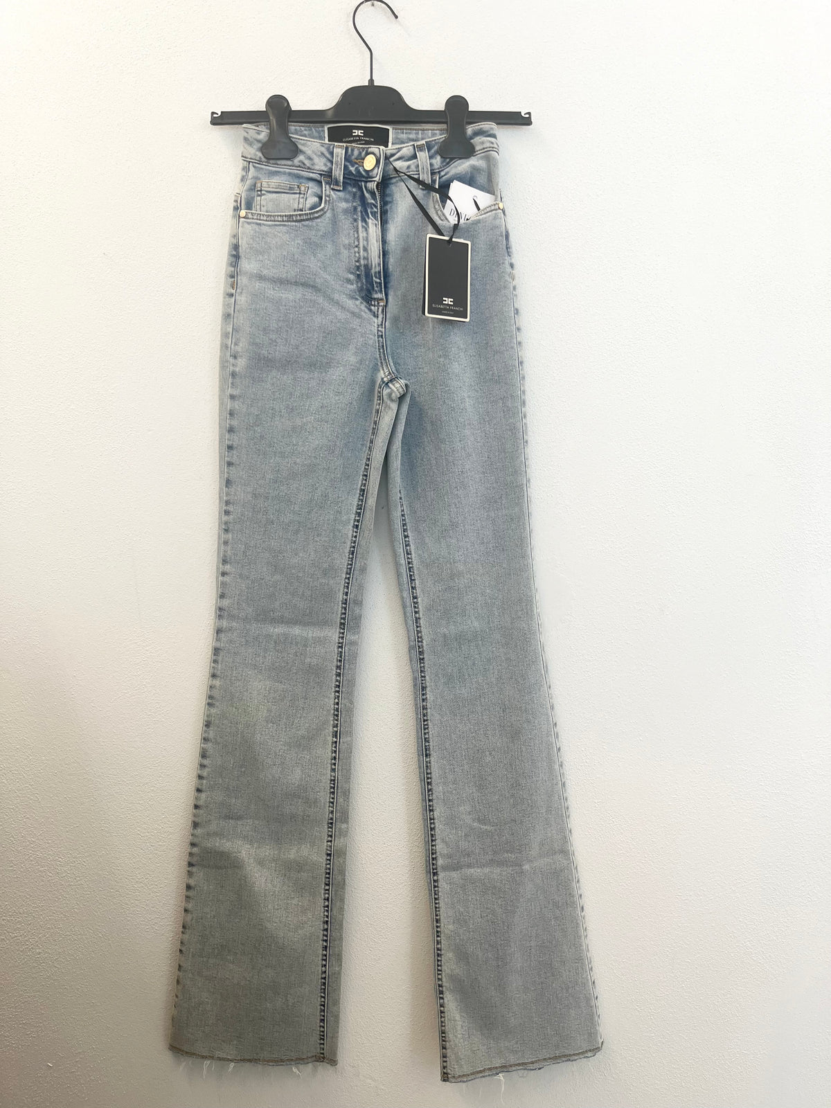 Jeans Flare a Vita Alta Elisabetta Franchi