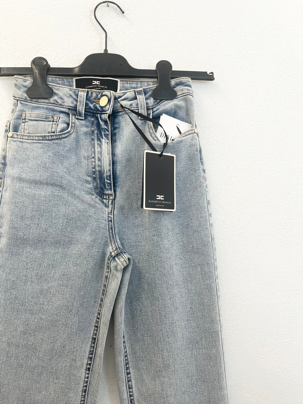 Jeans Flare a Vita Alta Elisabetta Franchi