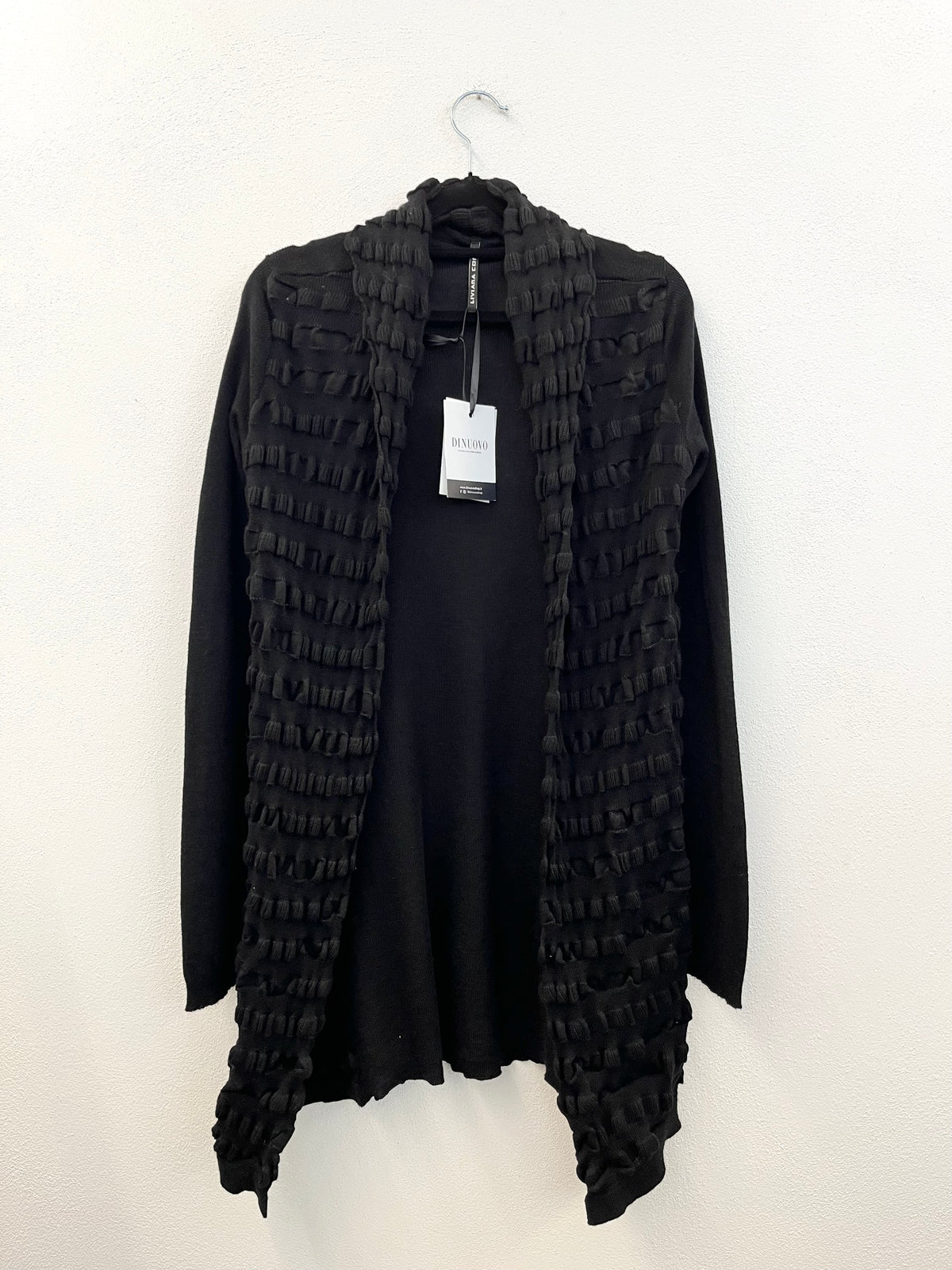 Cardigan Lungo Liviana Conti Lavorato a Rilievi