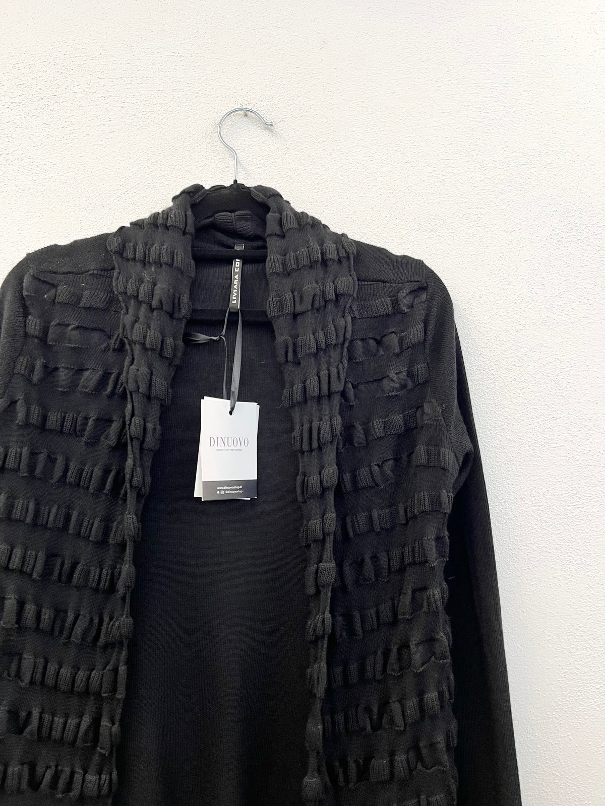 Cardigan Lungo Liviana Conti Lavorato a Rilievi