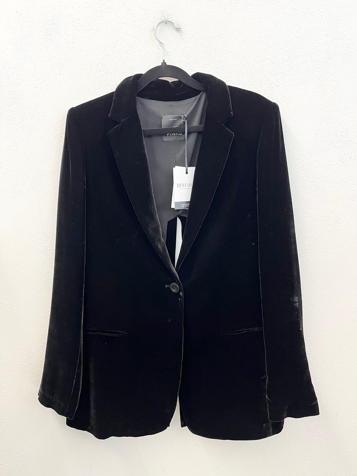 Blazer Pinko Monopetto in Velluto