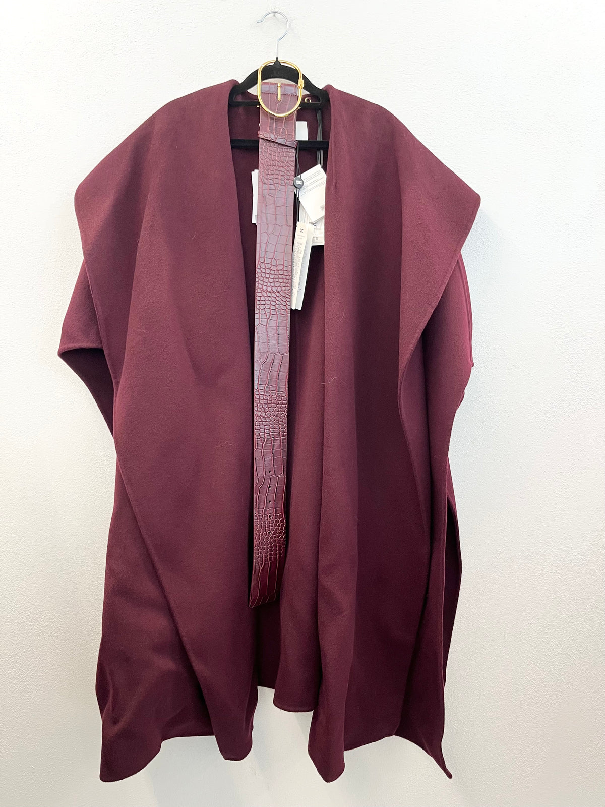 Cappotto in lana Elisabetta Franchi con Cintura