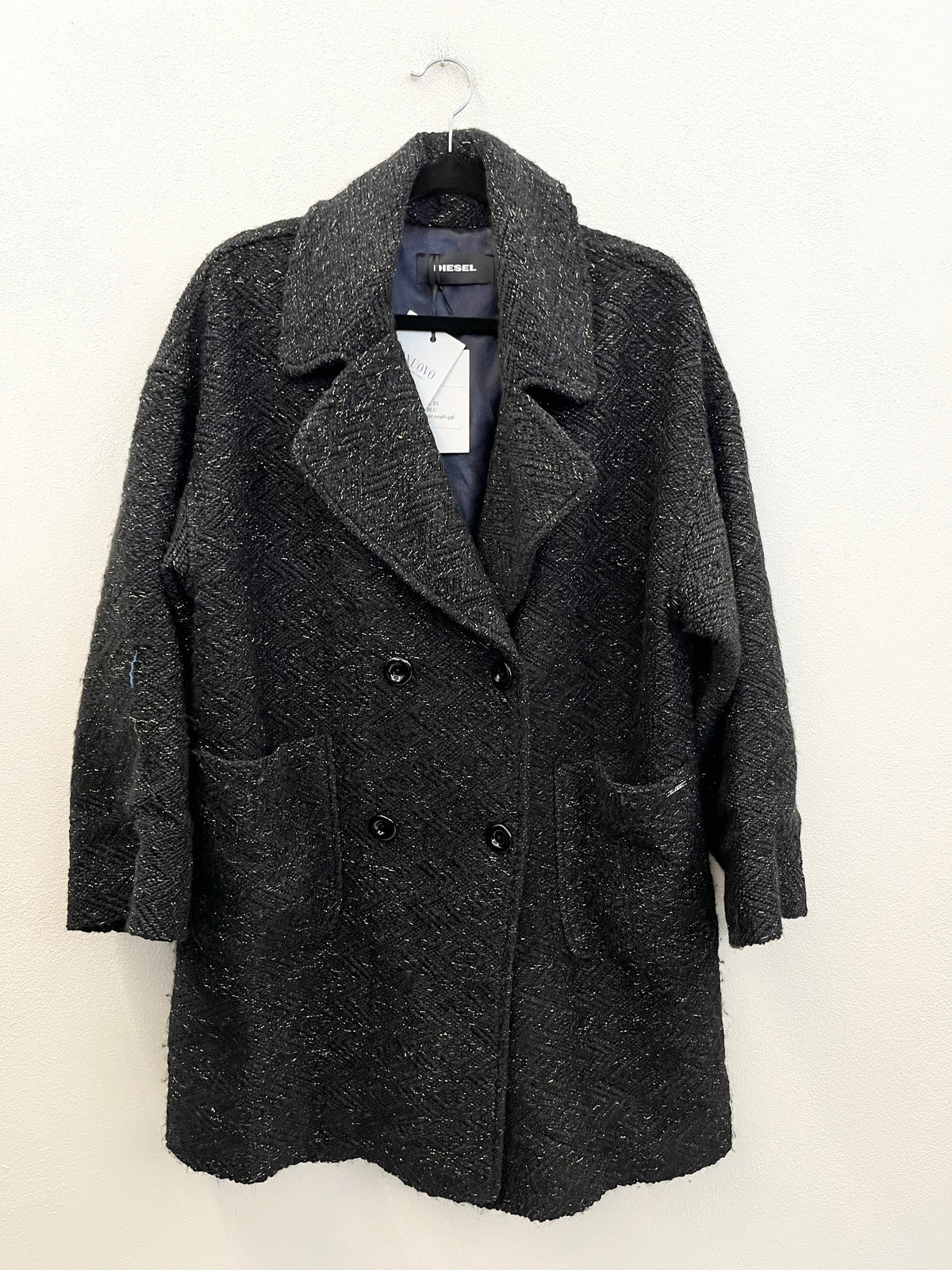 Cappotto Diesel Doppio Petto Bouclé