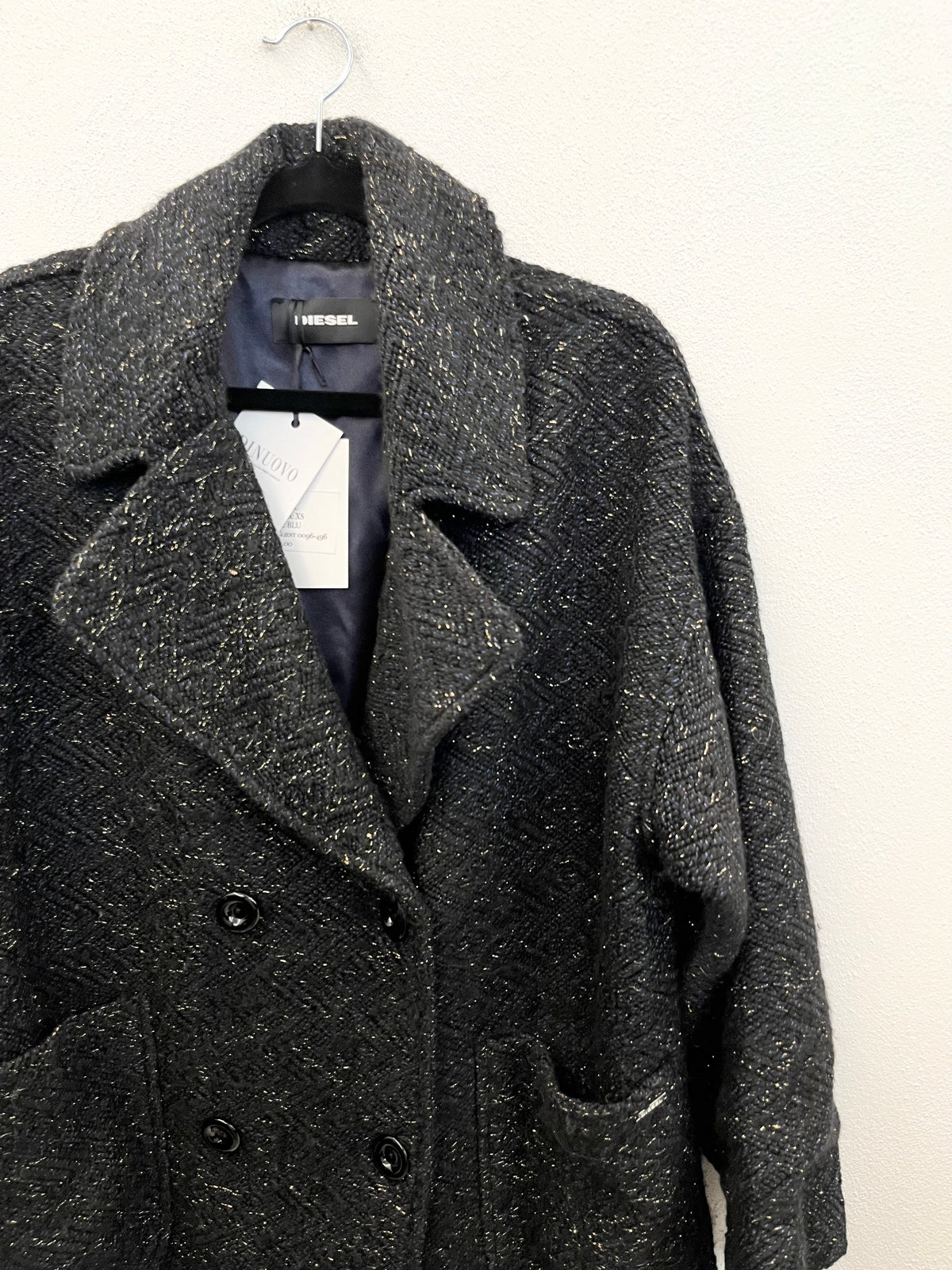 Cappotto Diesel Doppio Petto Bouclé