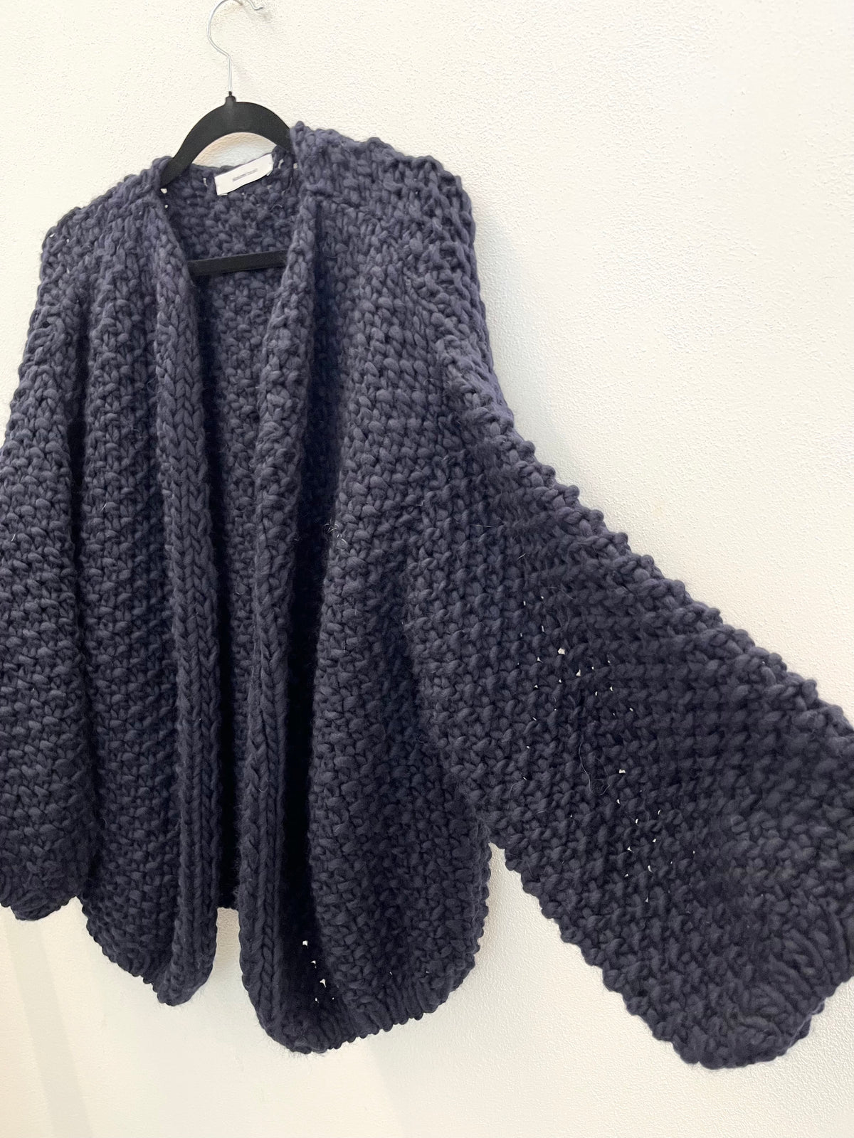 Cardigan Maiami Basic Over in Maglia Tricot
