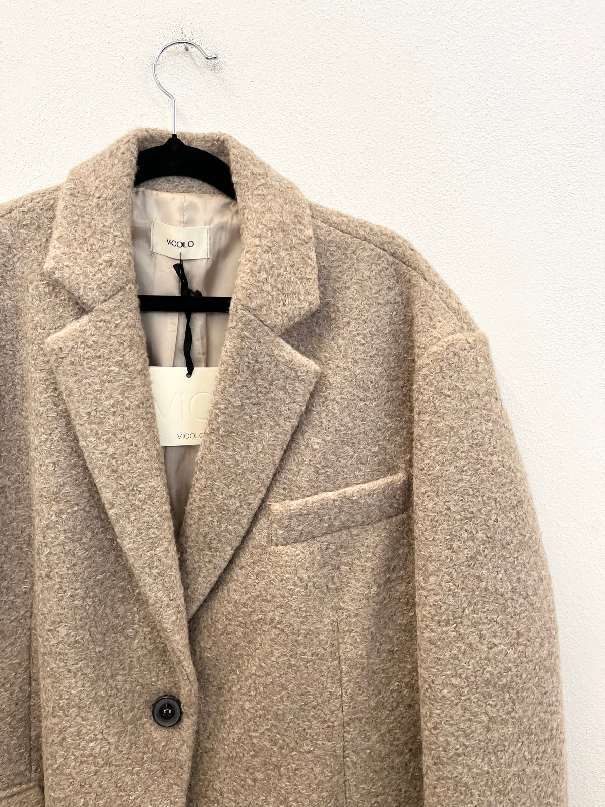 Blazer Over Vicolo in Lana Bouclé